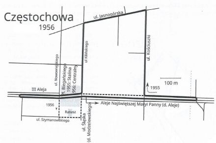 Częstochowa- 3 elim.WSMP 1956r.